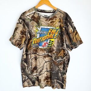 Russell Outdoors Fall Nationals Dirt Car Racing Como All Over Print T-Shirt XL